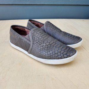 Joie Women's Kidmore Embossed Leather Slip-On Sneakers - SIze 37.5 (US size 7)